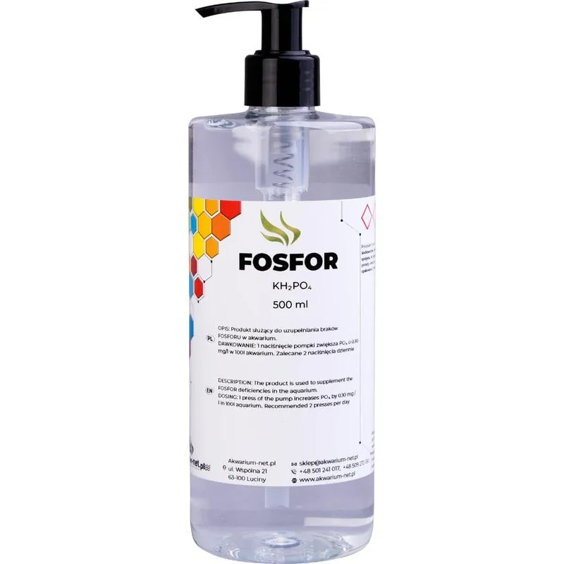 Poziom fosforu w akwarium