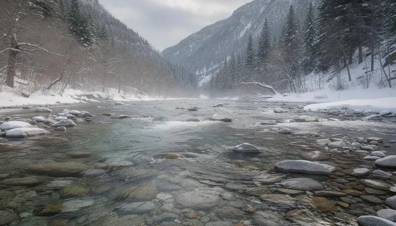 Szukanie ryb w lutym